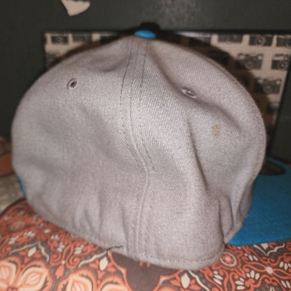 🤜 Los Angeles Dodgers Grey with Light Blue New Era 59Fifty Cap, 7 3/8" 🤛 - Picture 2 of 6